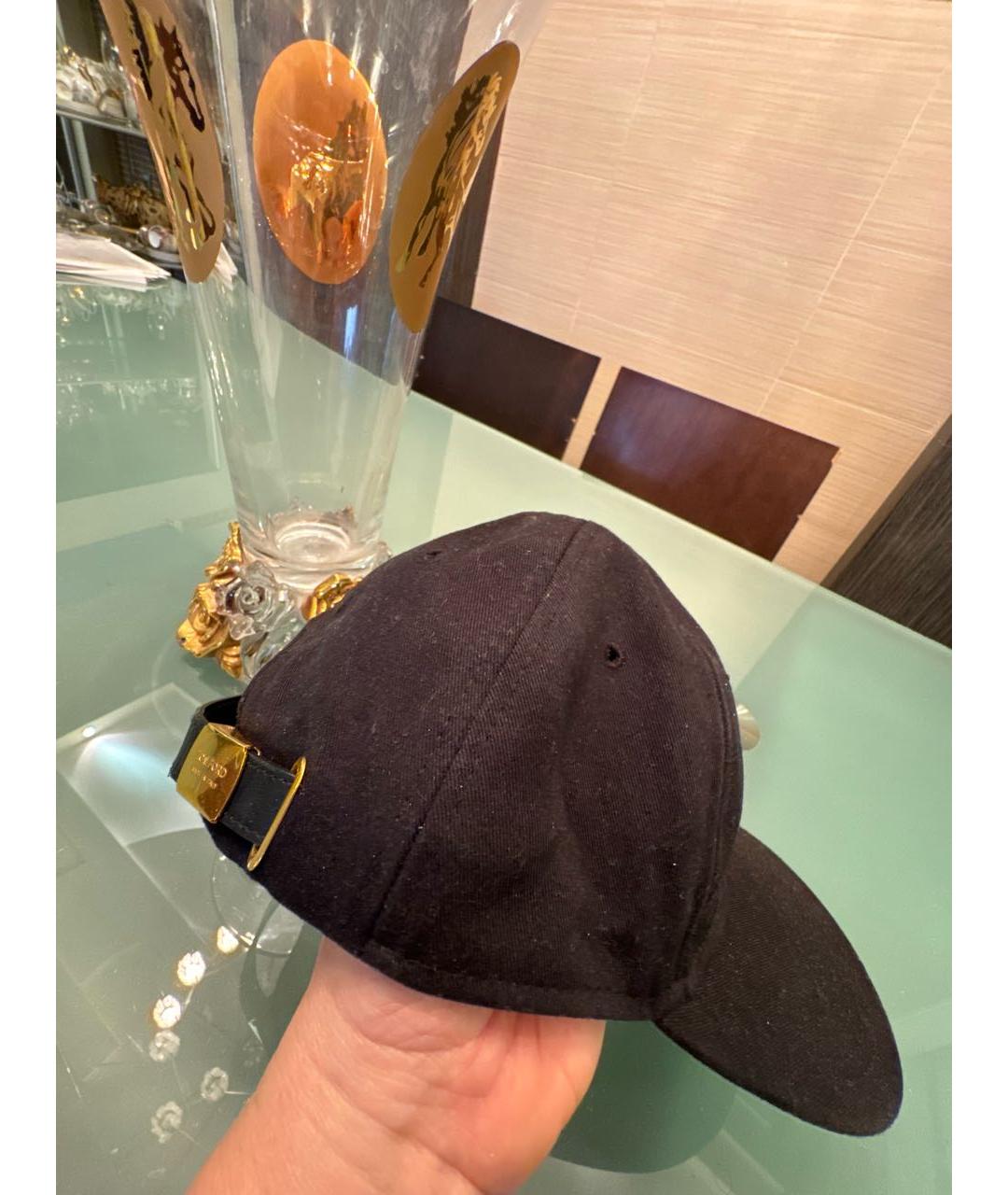 TOM FORD Черная хлопковая кепка, фото 2