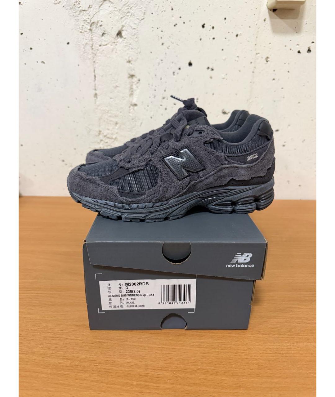 NEW BALANCE Черные замшевые кроссовки, фото 7