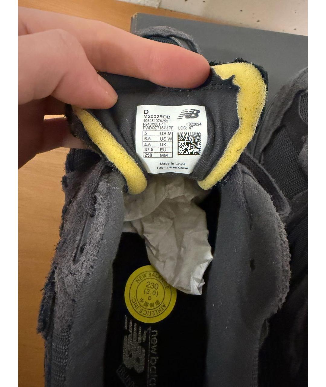 NEW BALANCE Черные замшевые кроссовки, фото 5