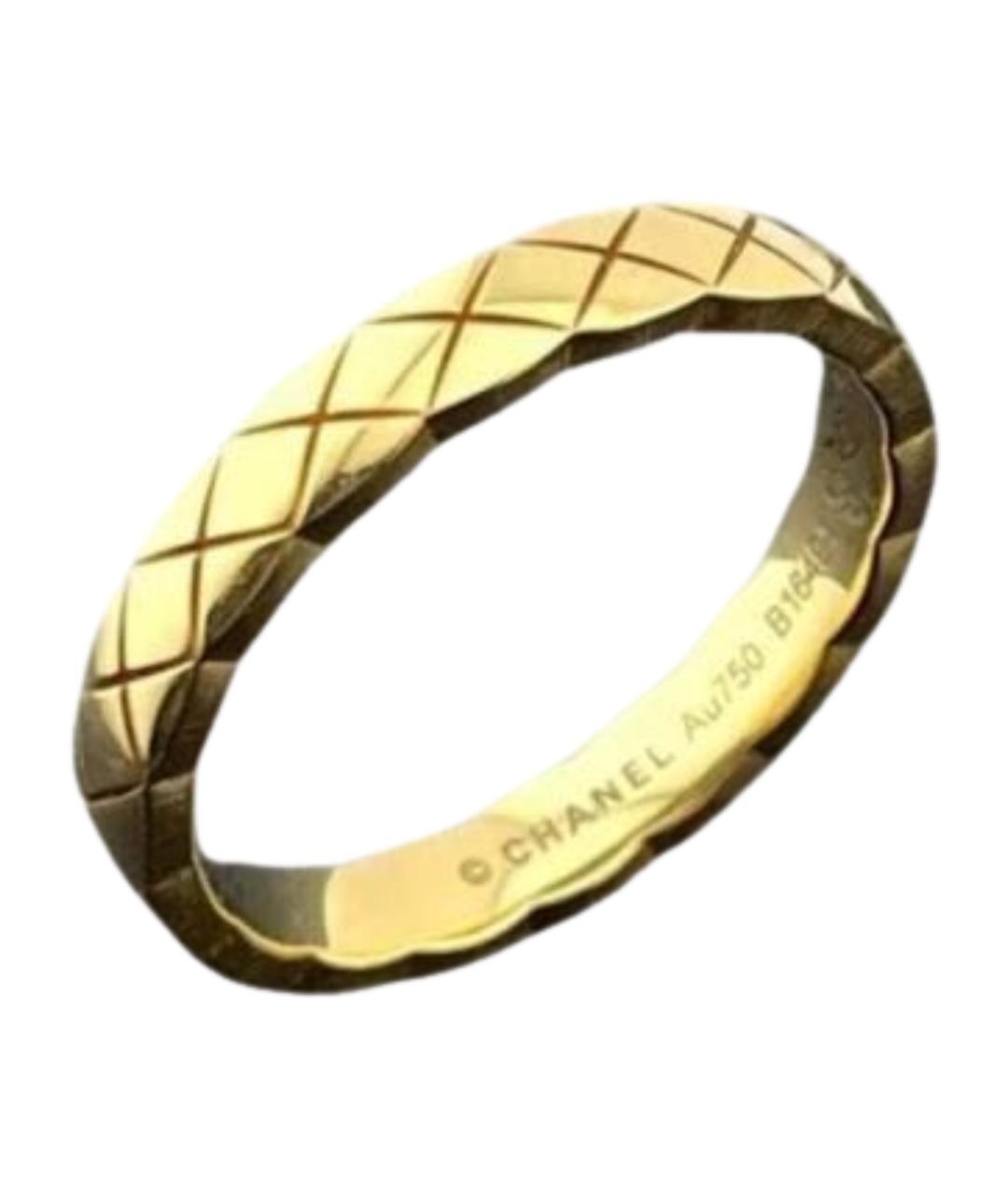 CHANEL Золотое кольцо из желтого золота, фото 1
