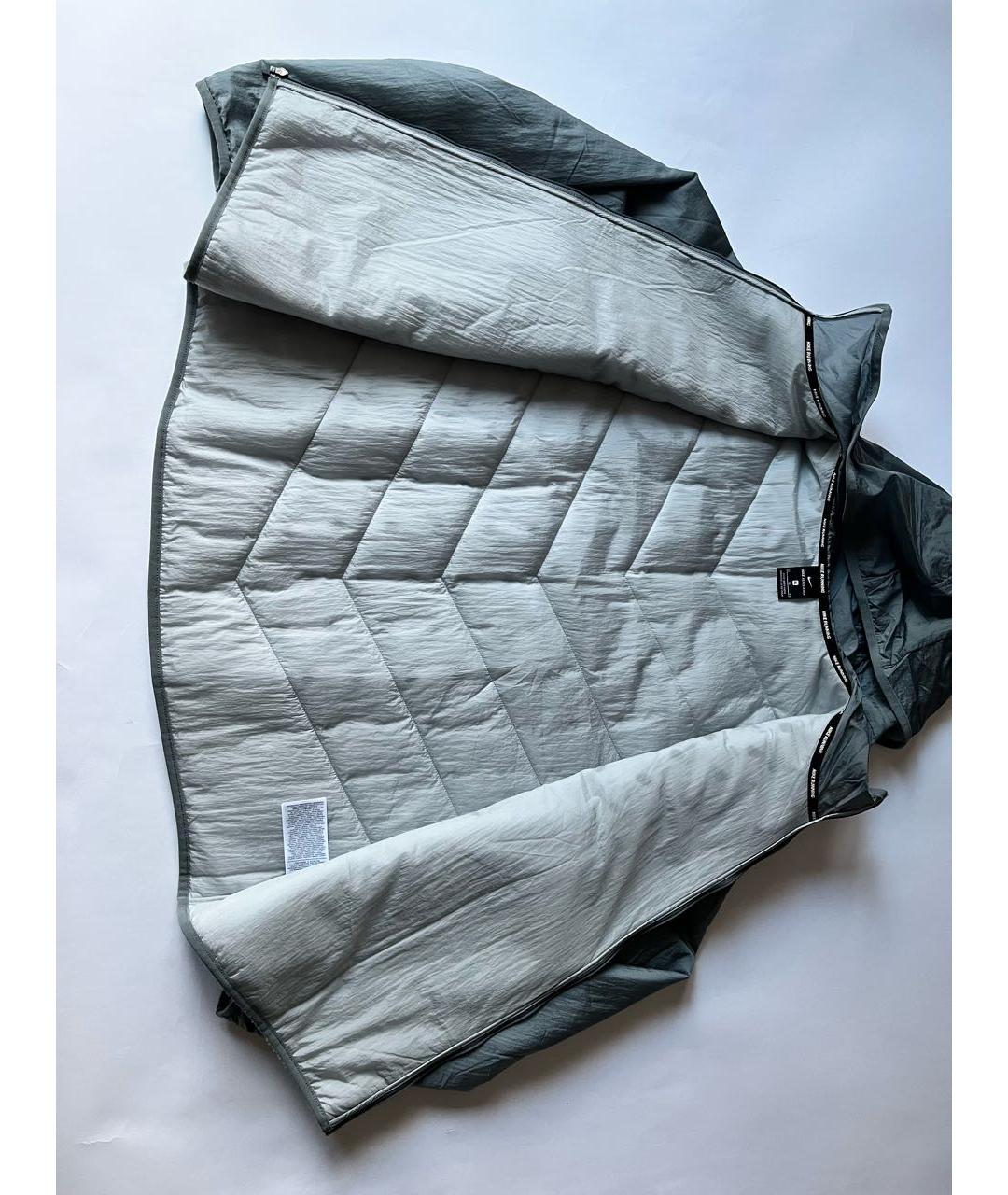 NIKE Серая синтетическая куртка, фото 5