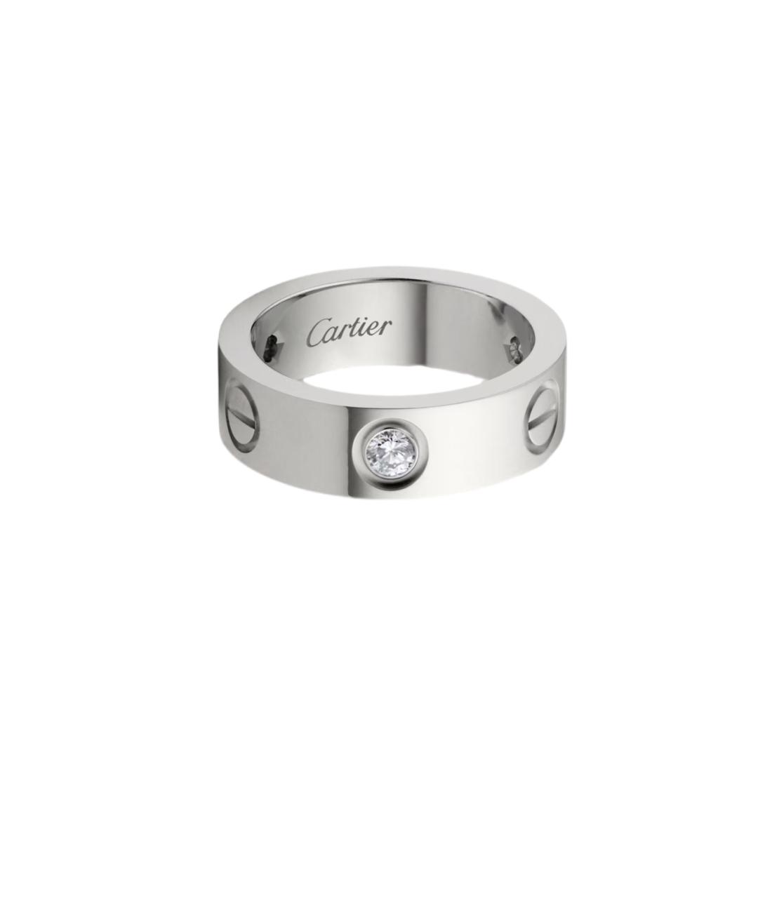 CARTIER Серебряное кольцо из белого золота, фото 6