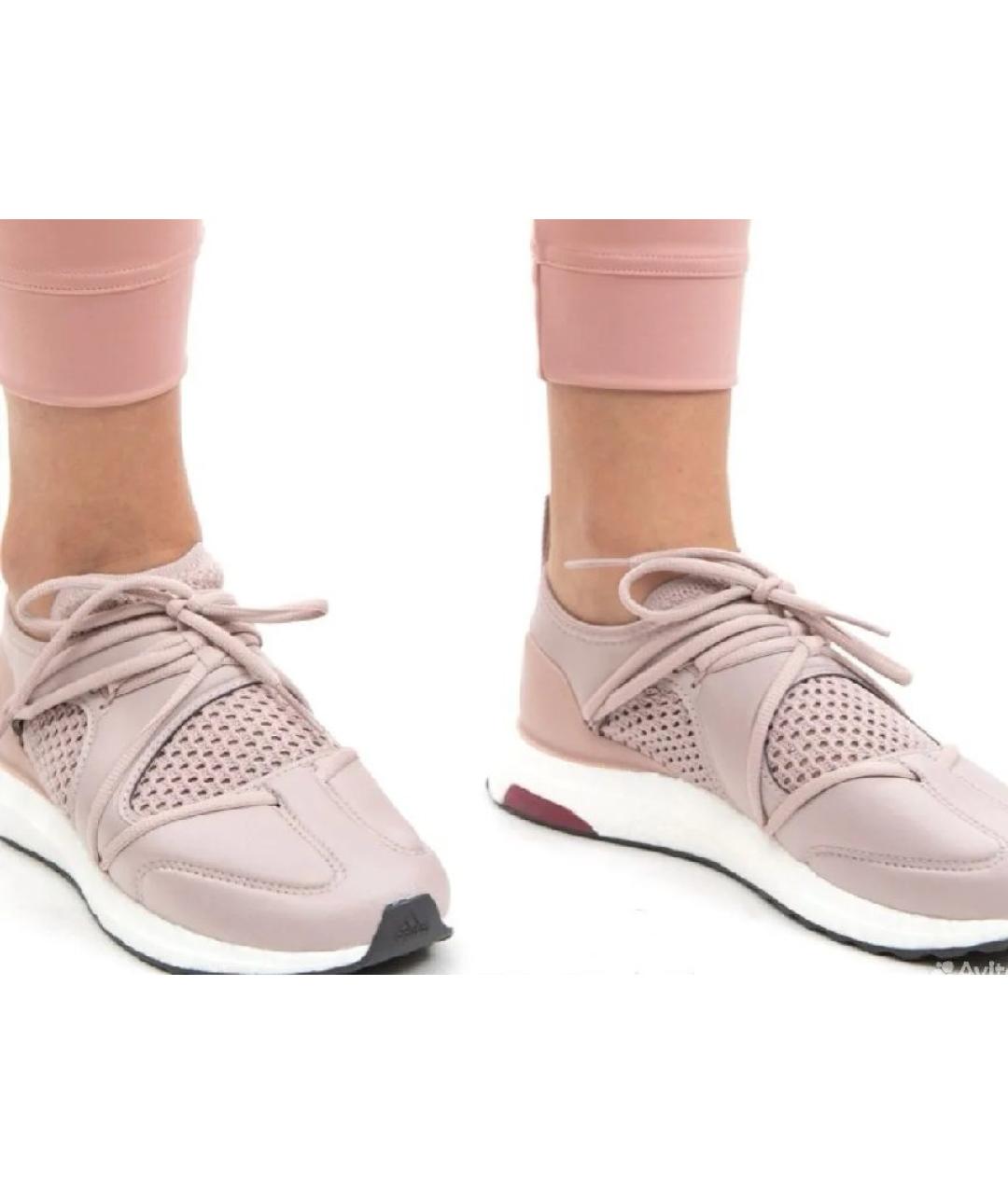 ADIDAS BY STELLA MCCARTNEY Бежевые текстильные кроссовки, фото 8