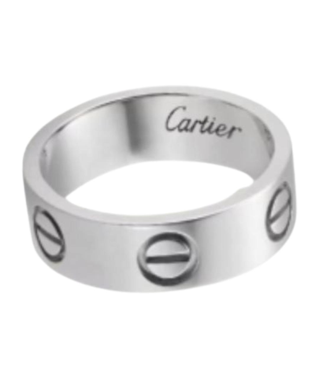 CARTIER Серебряное кольцо из белого золота, фото 1