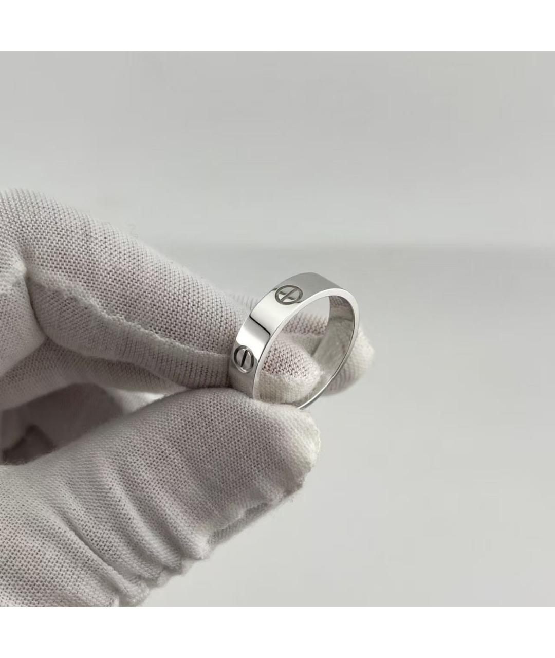 CARTIER Серебряное кольцо из белого золота, фото 4