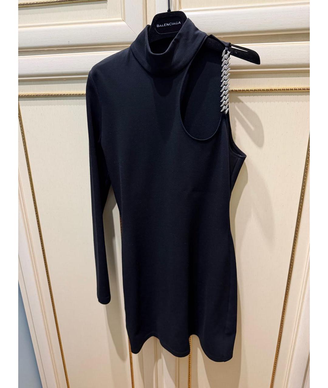 DAVID KOMA Черное коктейльное платье, фото 4