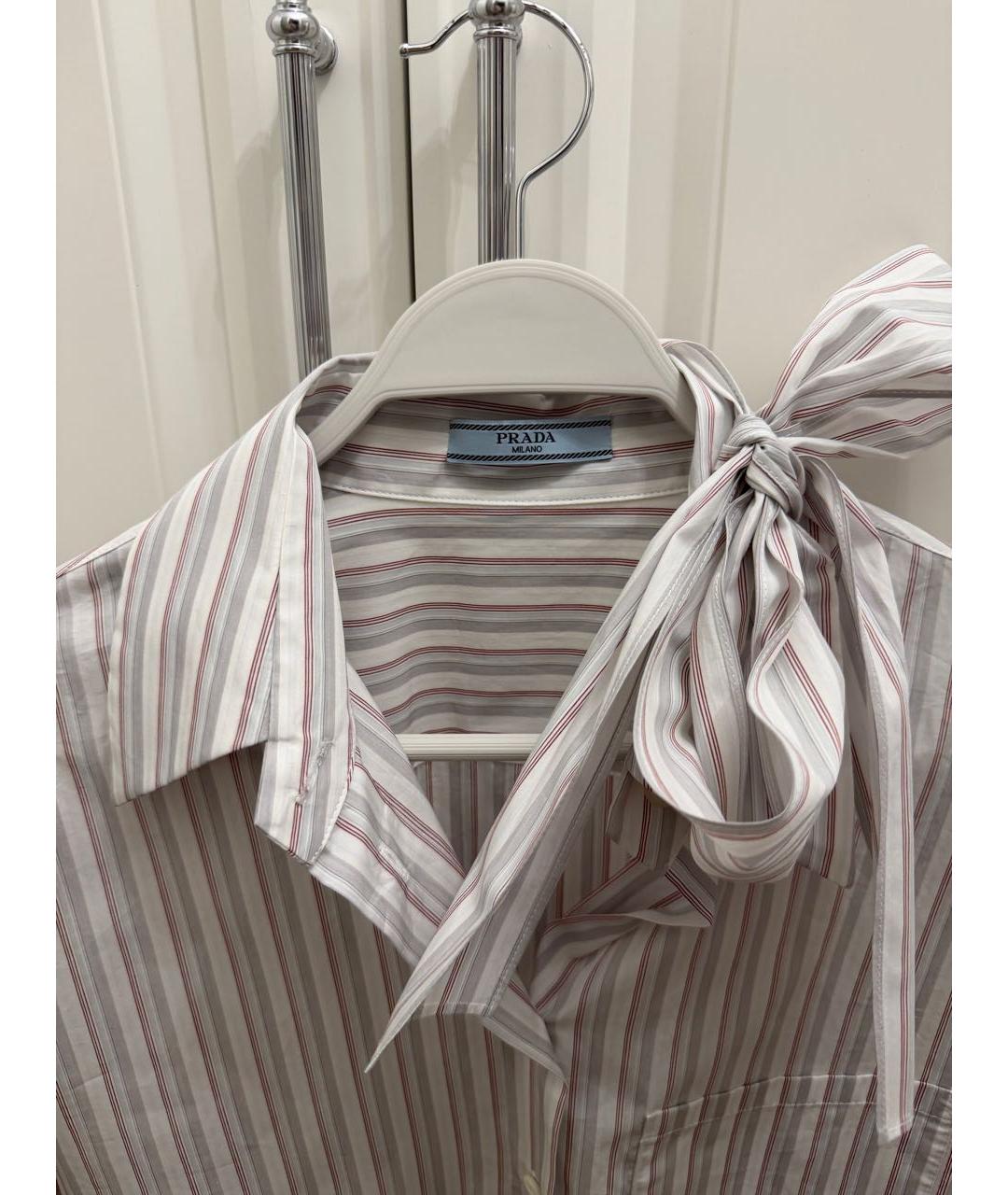 PRADA Мульти хлопковая рубашка, фото 4