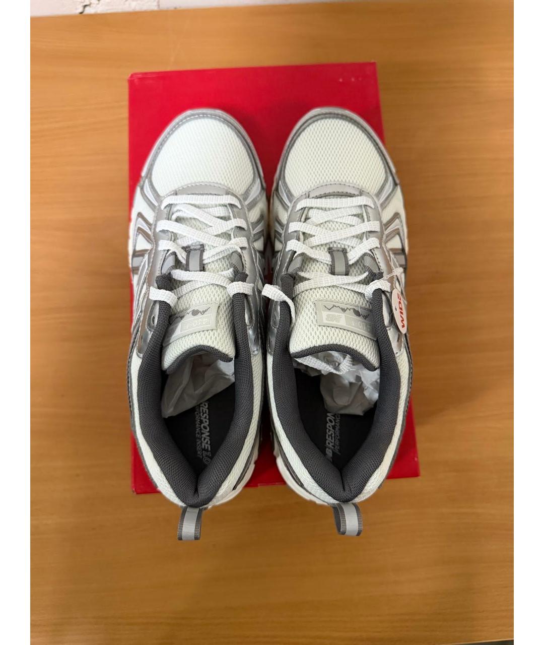 NEW BALANCE Серебряные текстильные кроссовки, фото 3