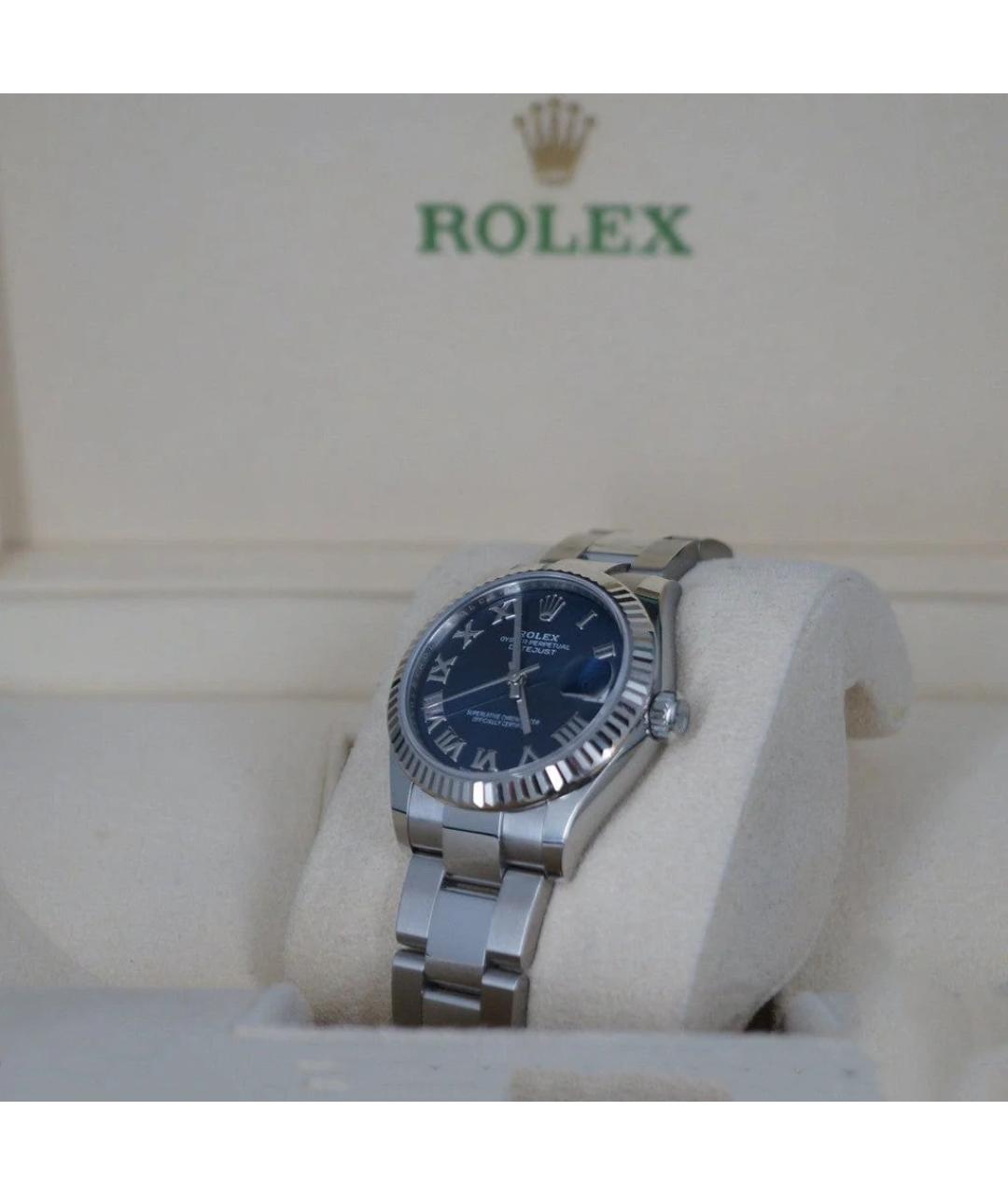 ROLEX Темно-синие часы, фото 4