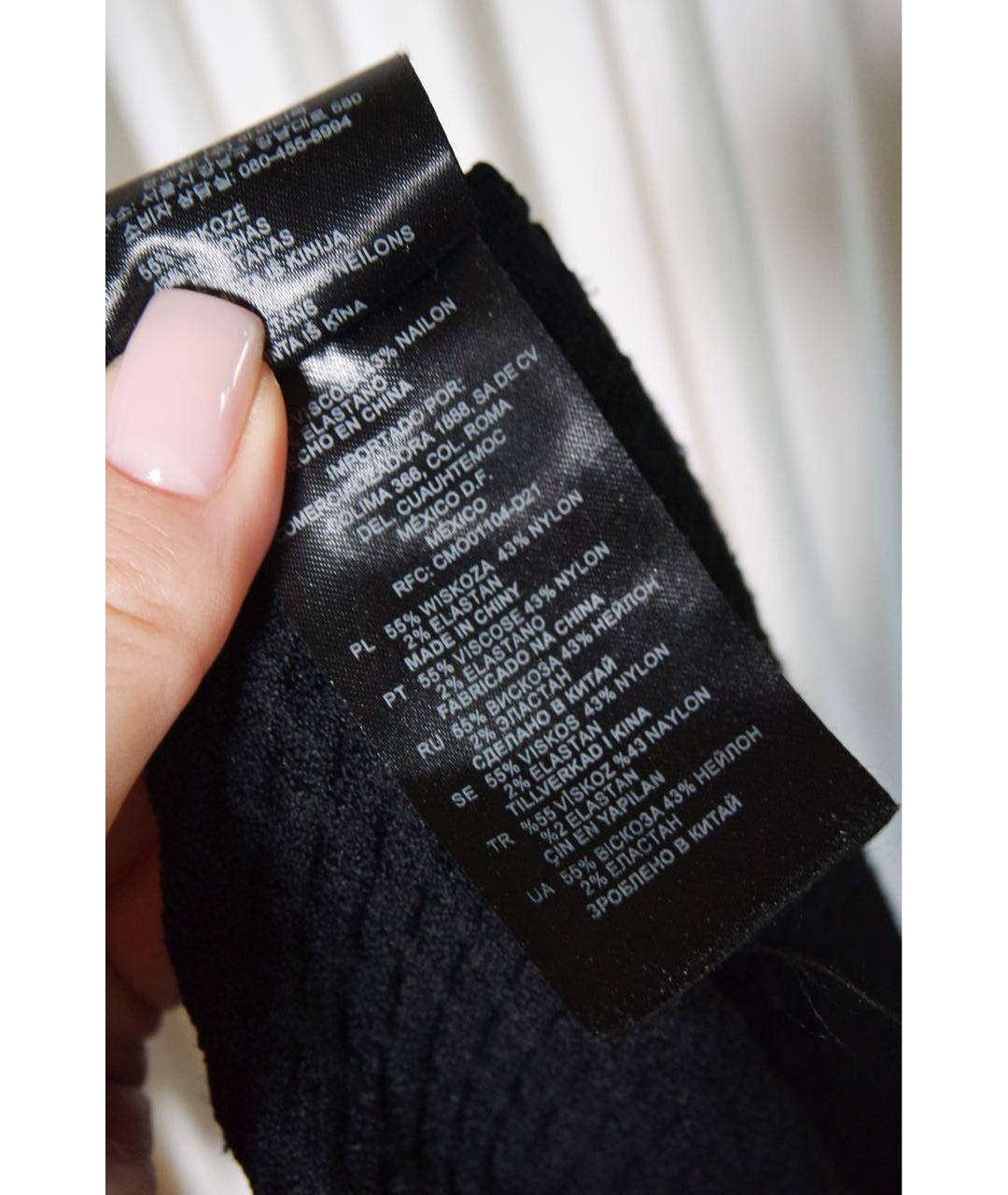 SANDRO Черная вискозная юбка мини, фото 5