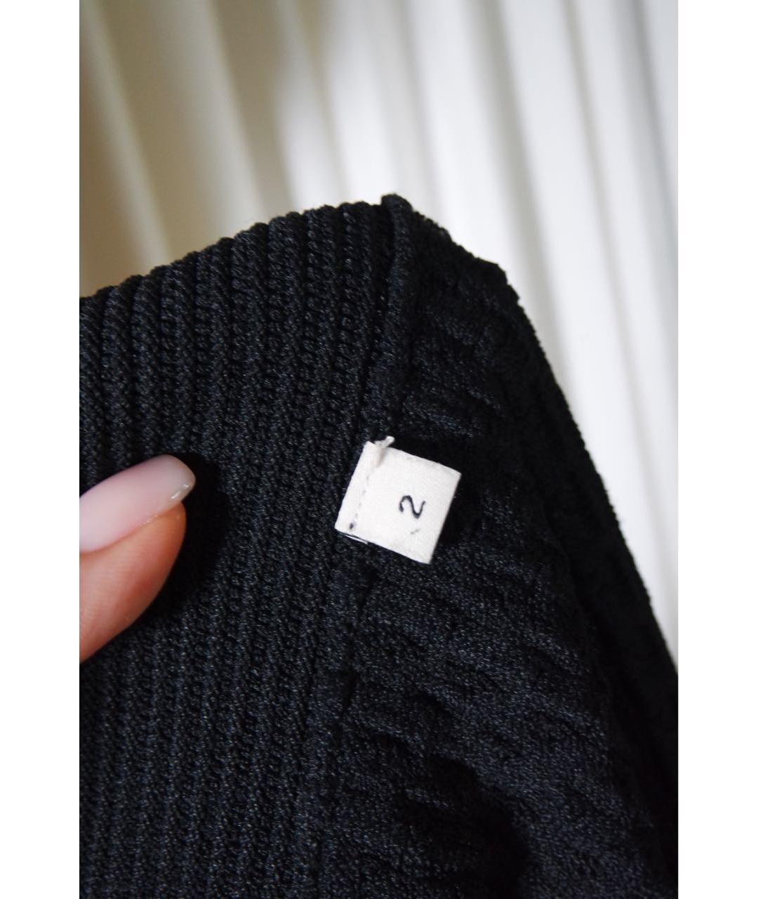 SANDRO Черная вискозная юбка мини, фото 8