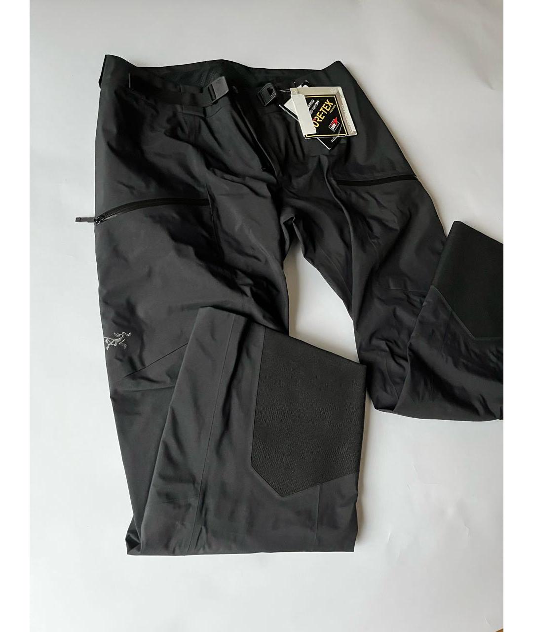 ARCTERYX Черные синтетические повседневные брюки, фото 4