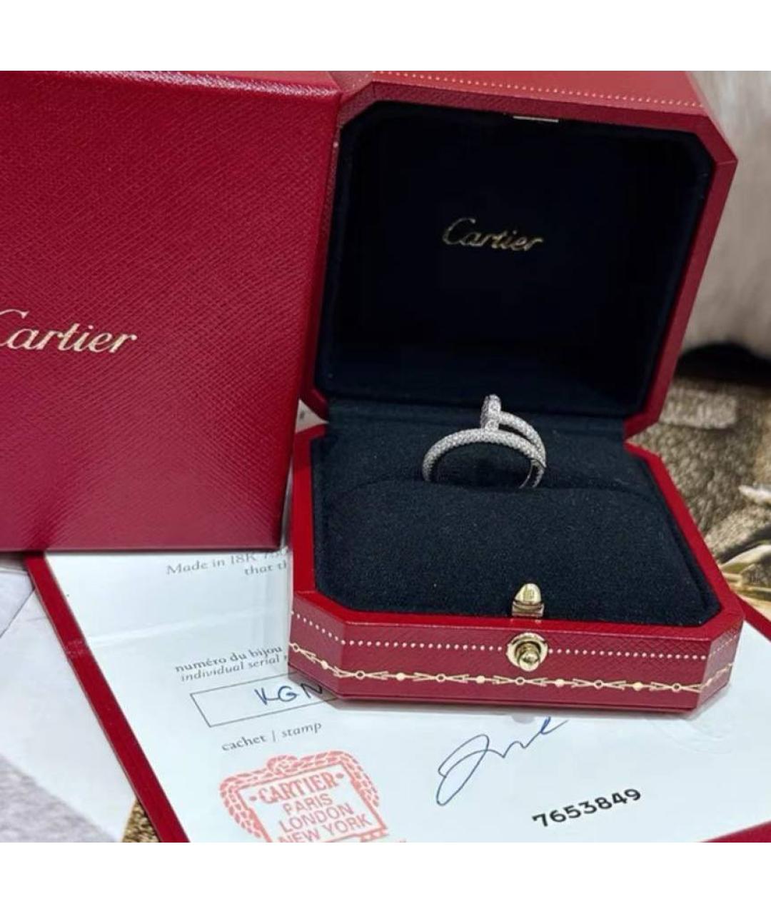 CARTIER Серебряное кольцо из белого золота, фото 2