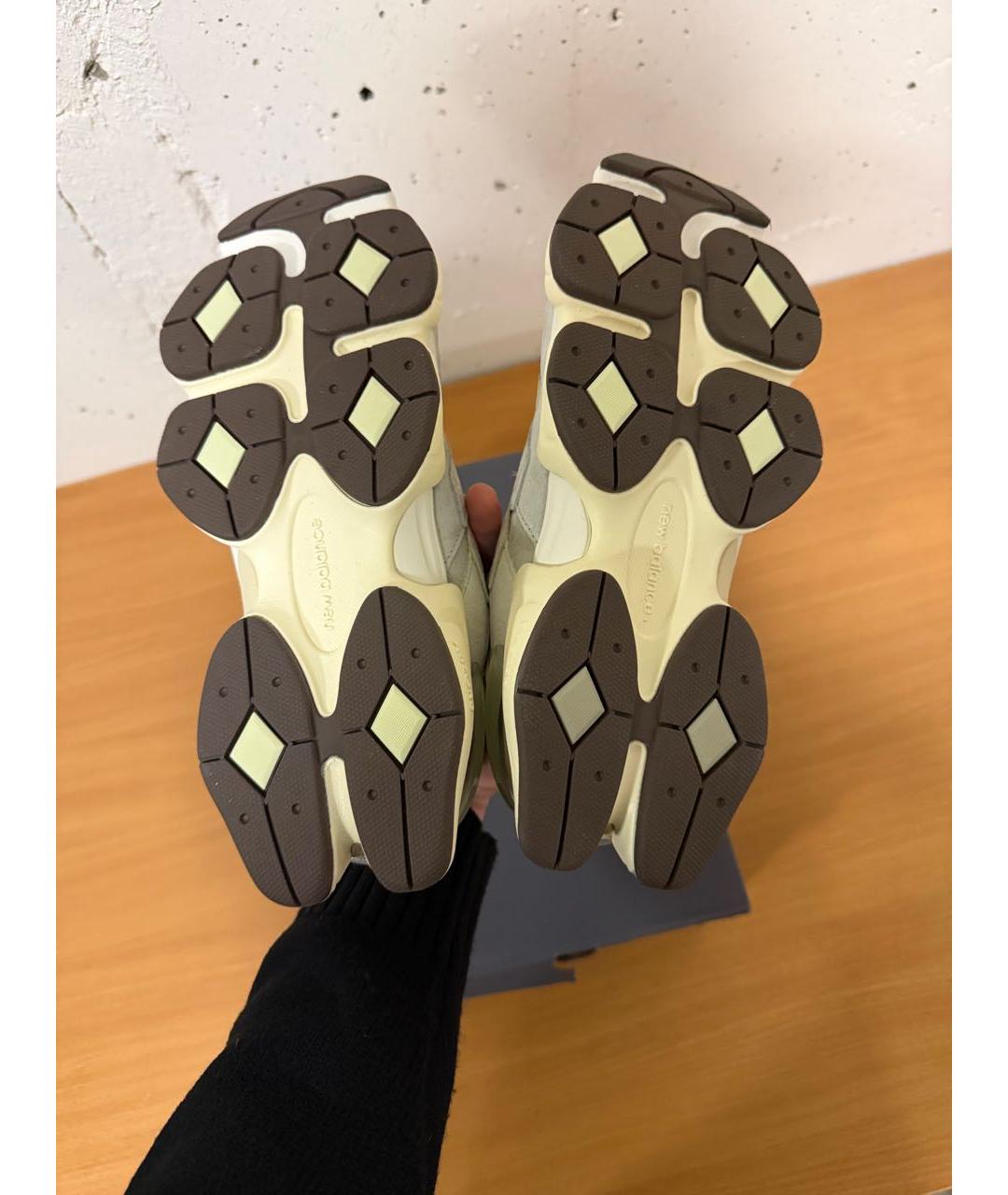 NEW BALANCE Салатовые замшевые кроссовки, фото 5