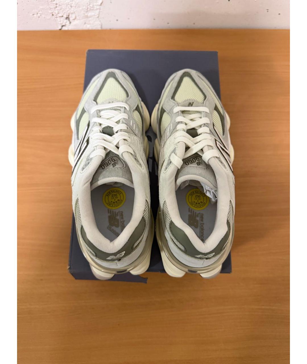 NEW BALANCE Салатовые замшевые кроссовки, фото 3