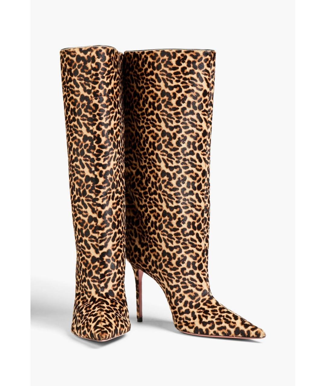 Amina Muaddi Мульти кожаные ботильоны, фото 2