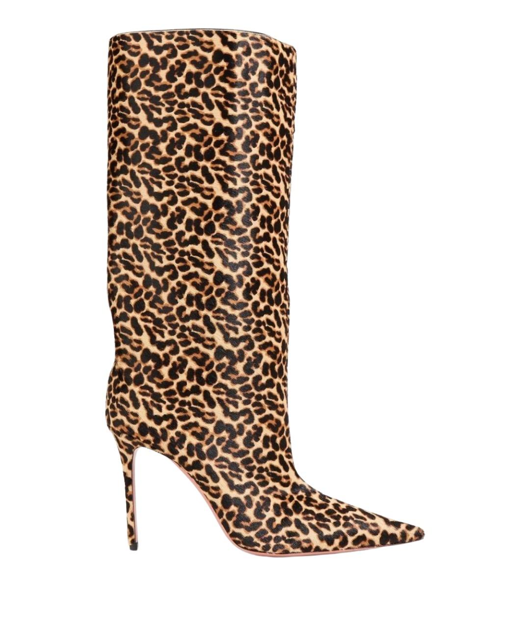 Amina Muaddi Мульти кожаные ботильоны, фото 1