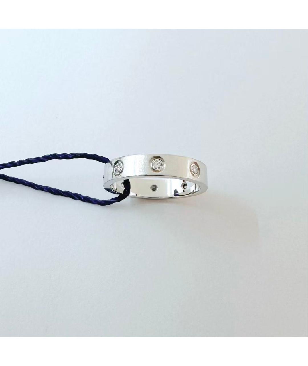 CARTIER Серебряное кольцо из белого золота, фото 4