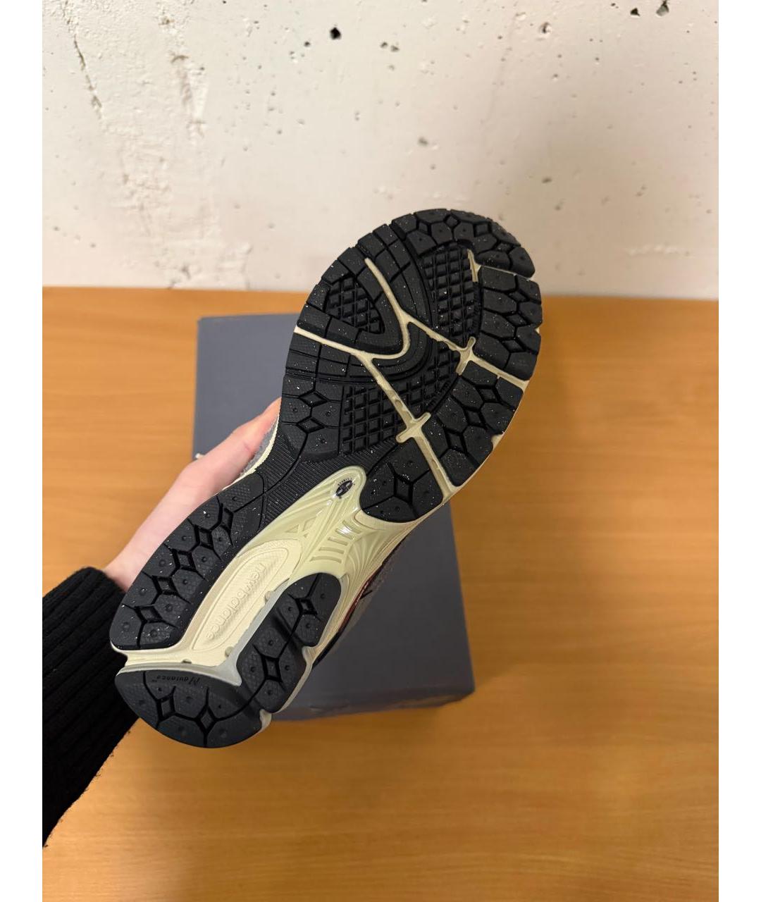 NEW BALANCE Серые замшевые кроссовки, фото 5