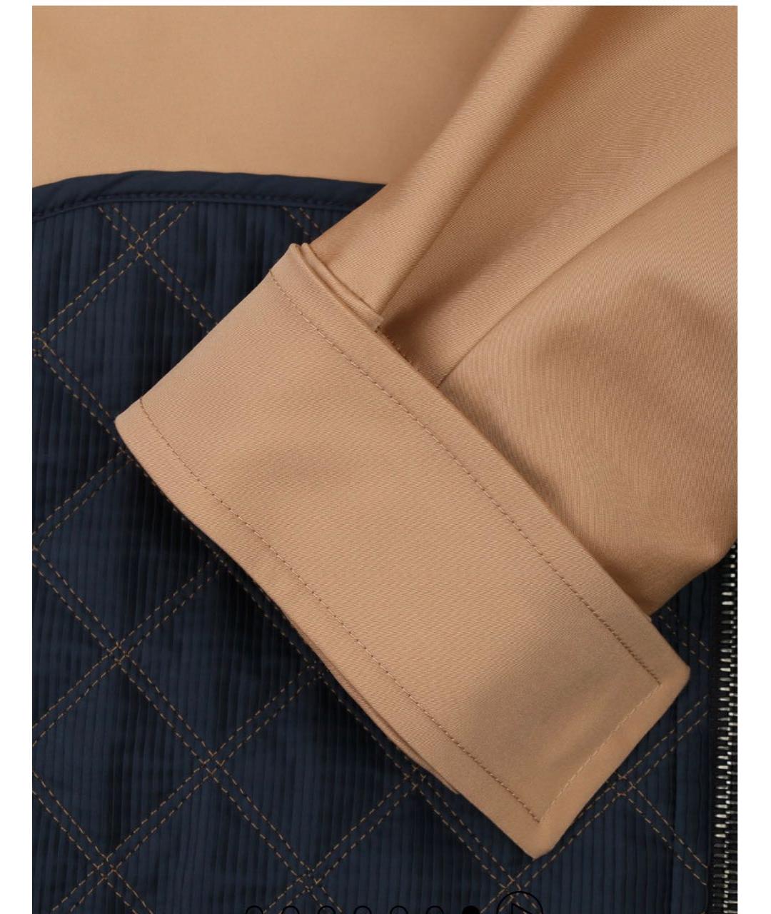 SPORTMAX Бежевая полиэстеровая куртка, фото 7