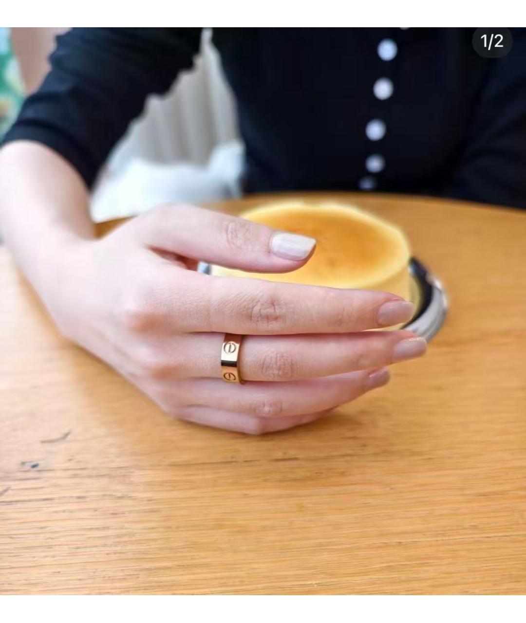 CARTIER Золотое кольцо из розового золота, фото 6