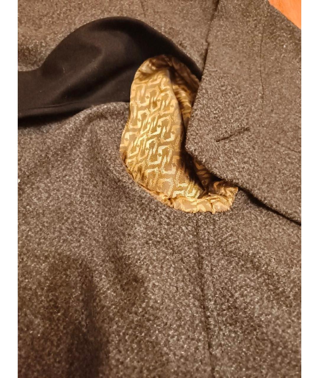 VIVIENNE WESTWOOD Серое шерстяное пальто, фото 4