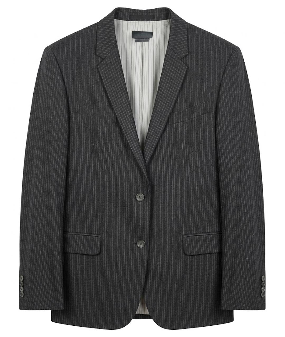 ALEXANDER MCQUEEN Антрацитовый классический костюм, фото 6