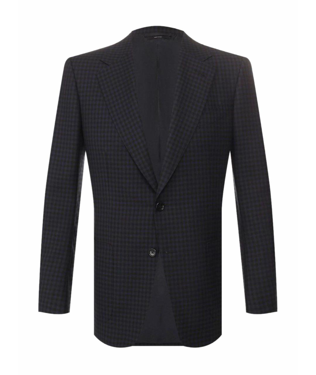 TOM FORD Синий шерстяной пиджак, фото 1