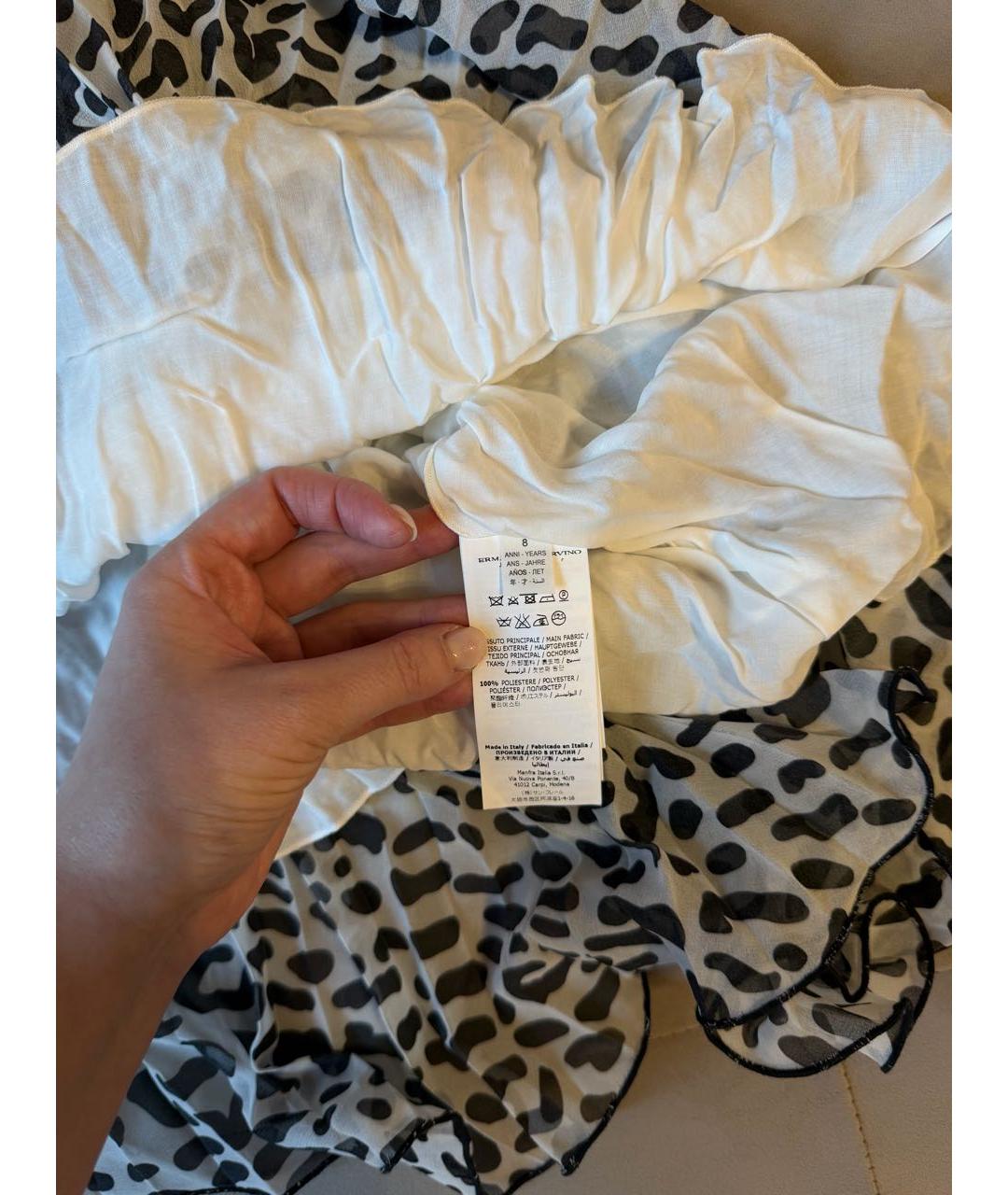 ERMANNO SCERVINO Мульти полиэстеровая юбка, фото 5