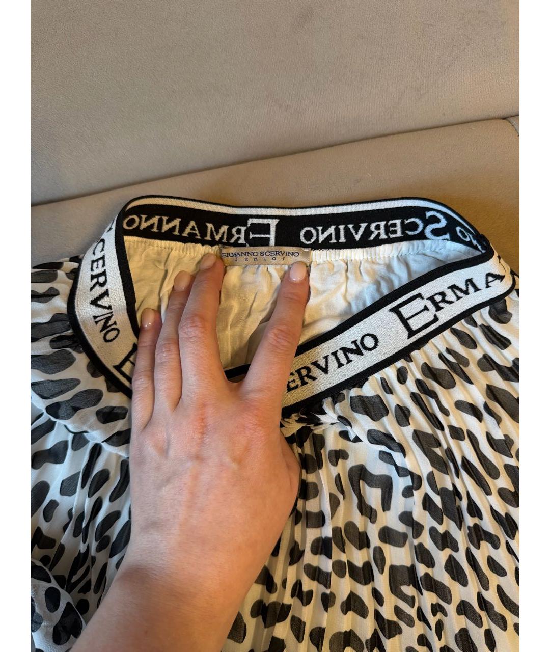 ERMANNO SCERVINO Мульти полиэстеровая юбка, фото 3