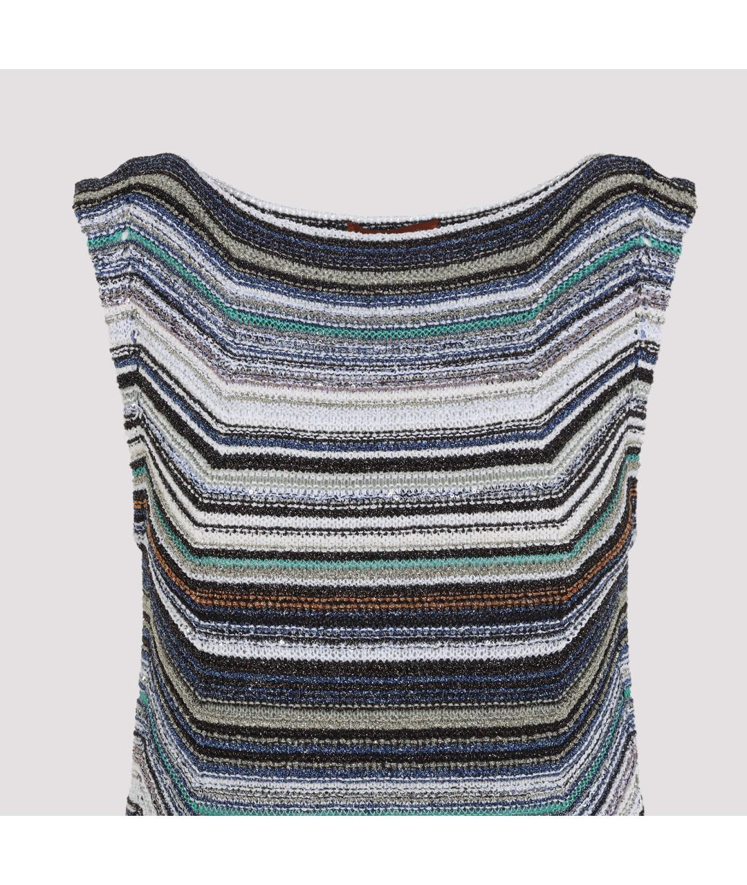 MISSONI Мульти полиамидовое повседневное платье, фото 3