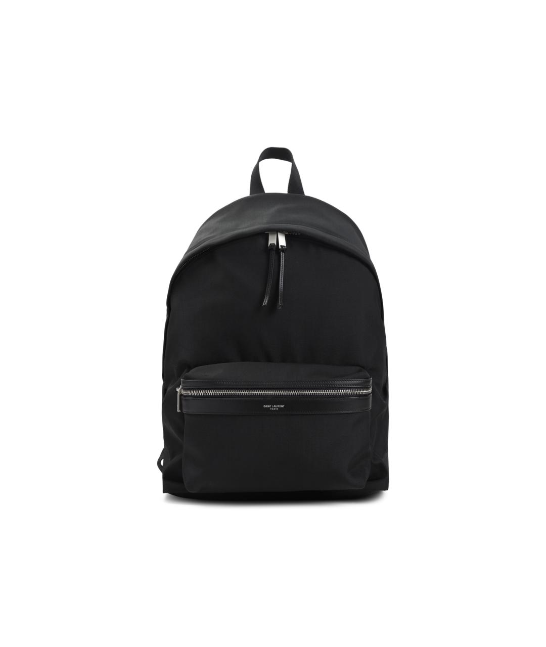 SAINT LAURENT Черный тканевый рюкзак, фото 1