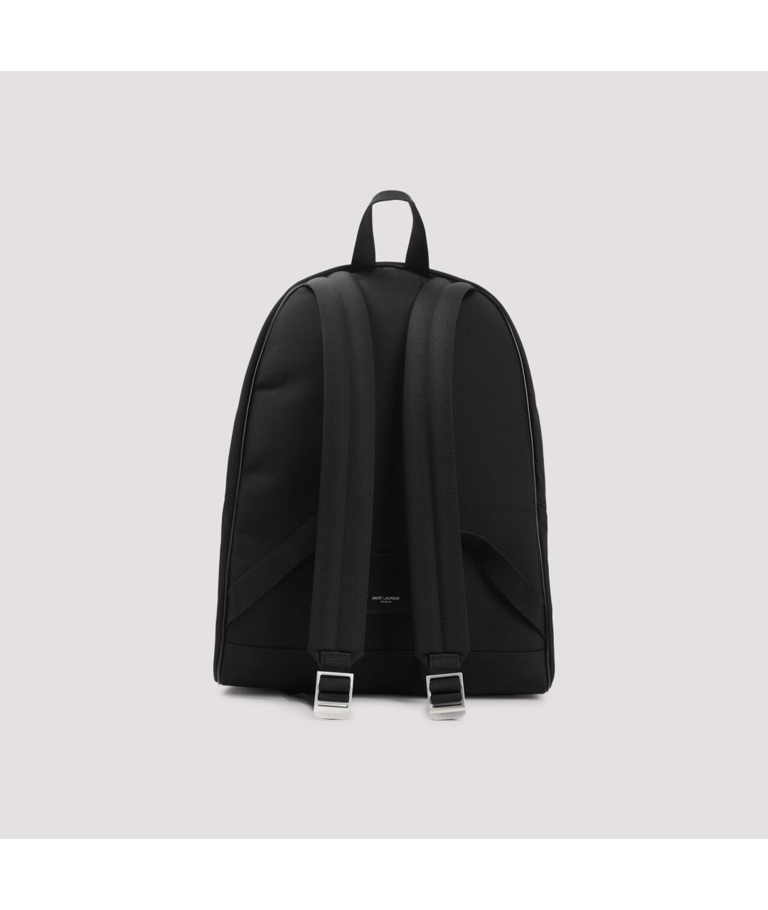 SAINT LAURENT Черный тканевый рюкзак, фото 2
