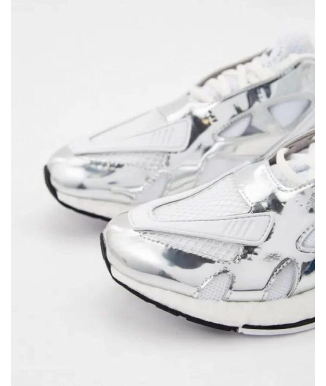 ADIDAS BY STELLA MCCARTNEY Серебряные текстильные кроссовки, фото 6