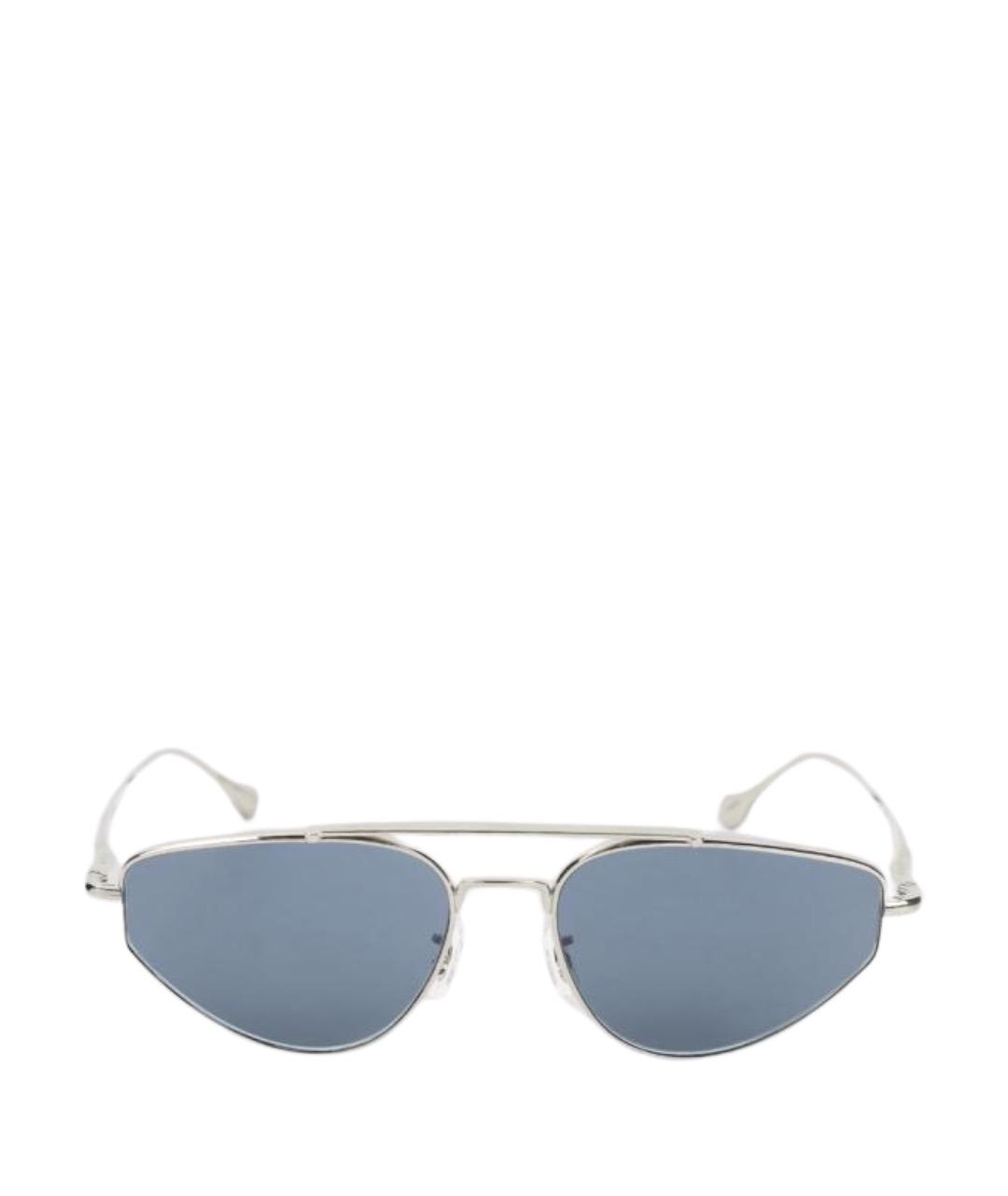 JIL SANDER Серебряные металлические солнцезащитные очки, фото 1