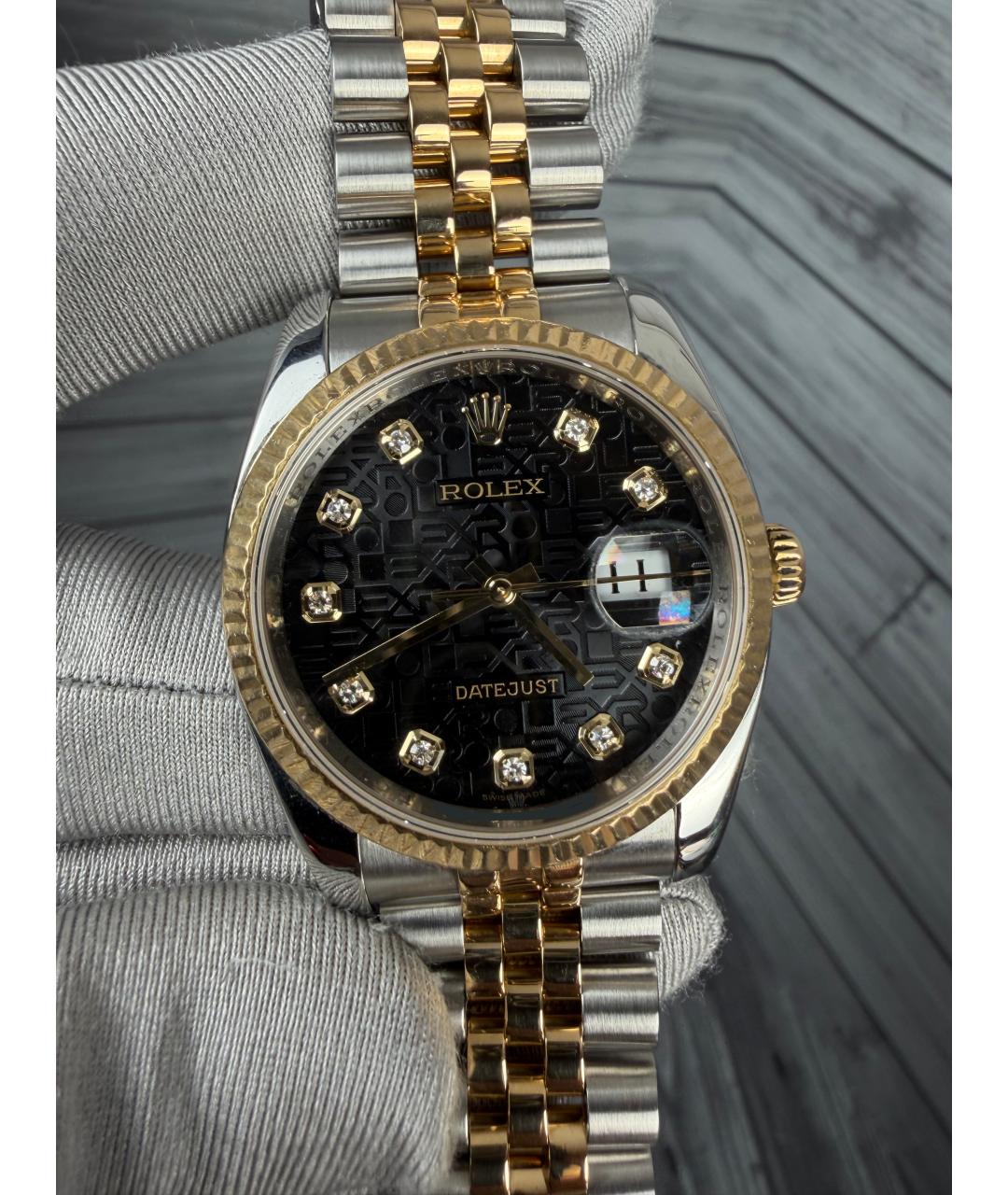 ROLEX Черные часы, фото 3