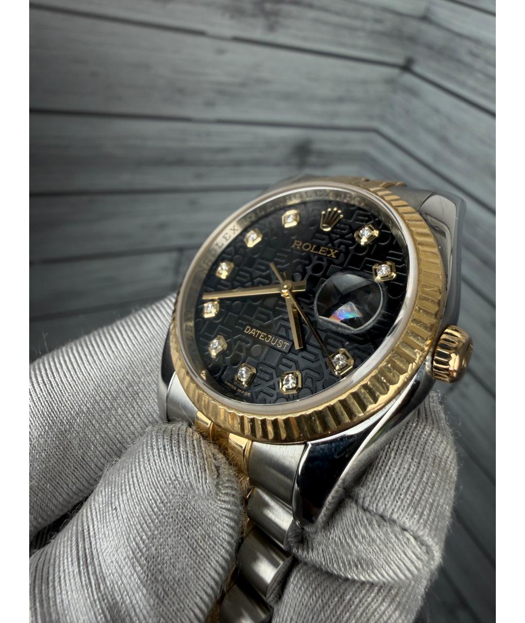 ROLEX Черные часы, фото 4
