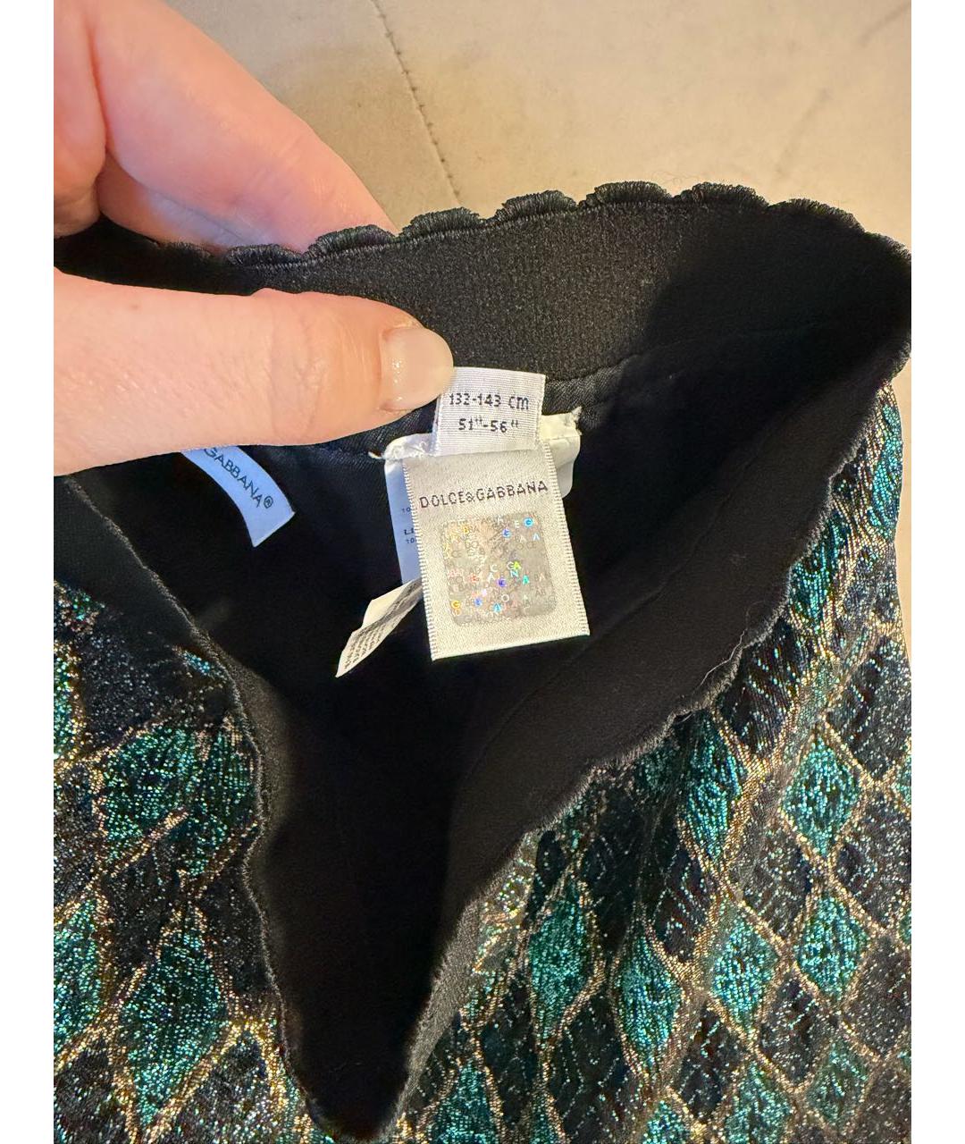 DOLCE&GABBANA Полиэстеровая юбка, фото 7