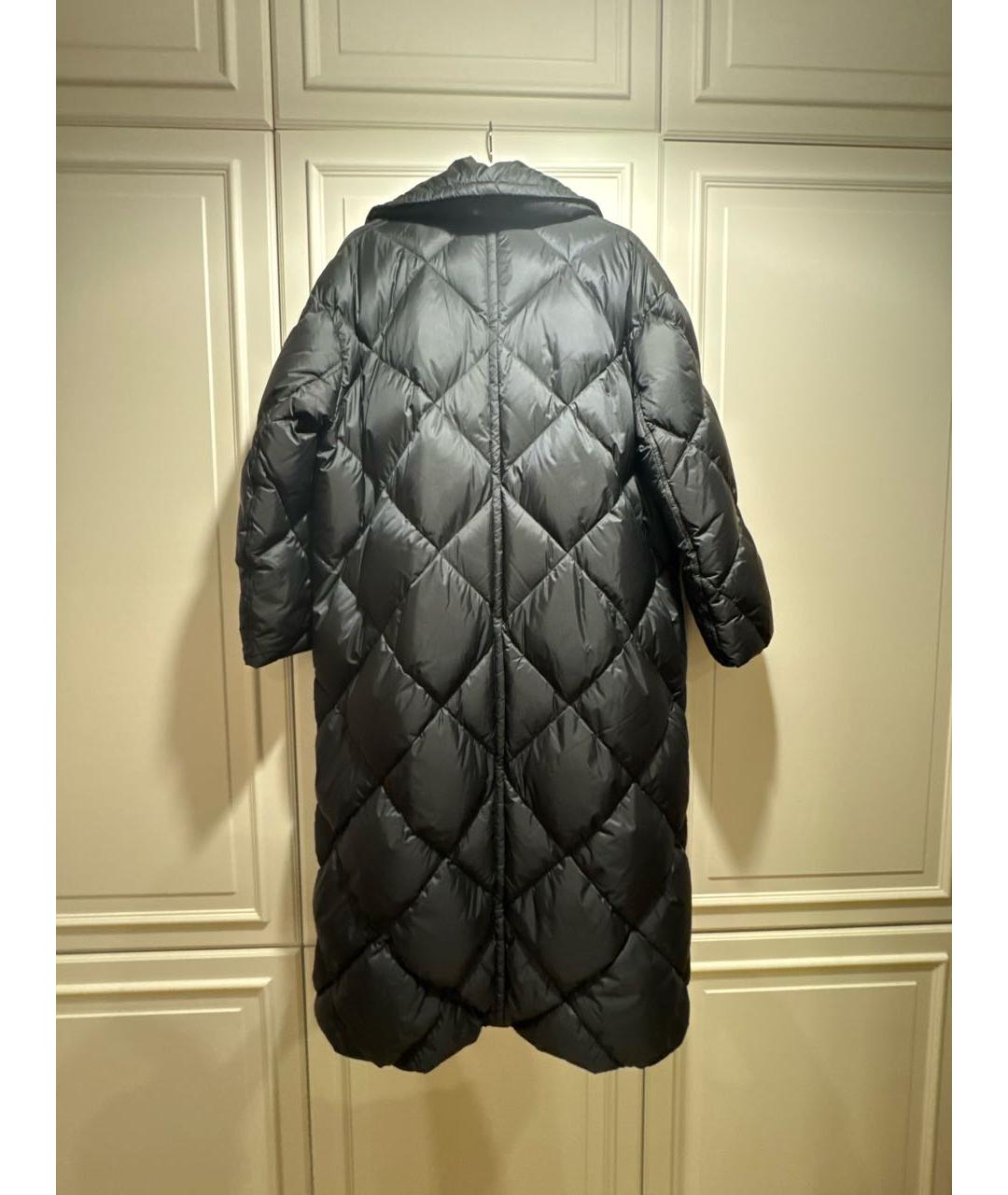 MAX MARA Черный полиамидовый пуховик, фото 2
