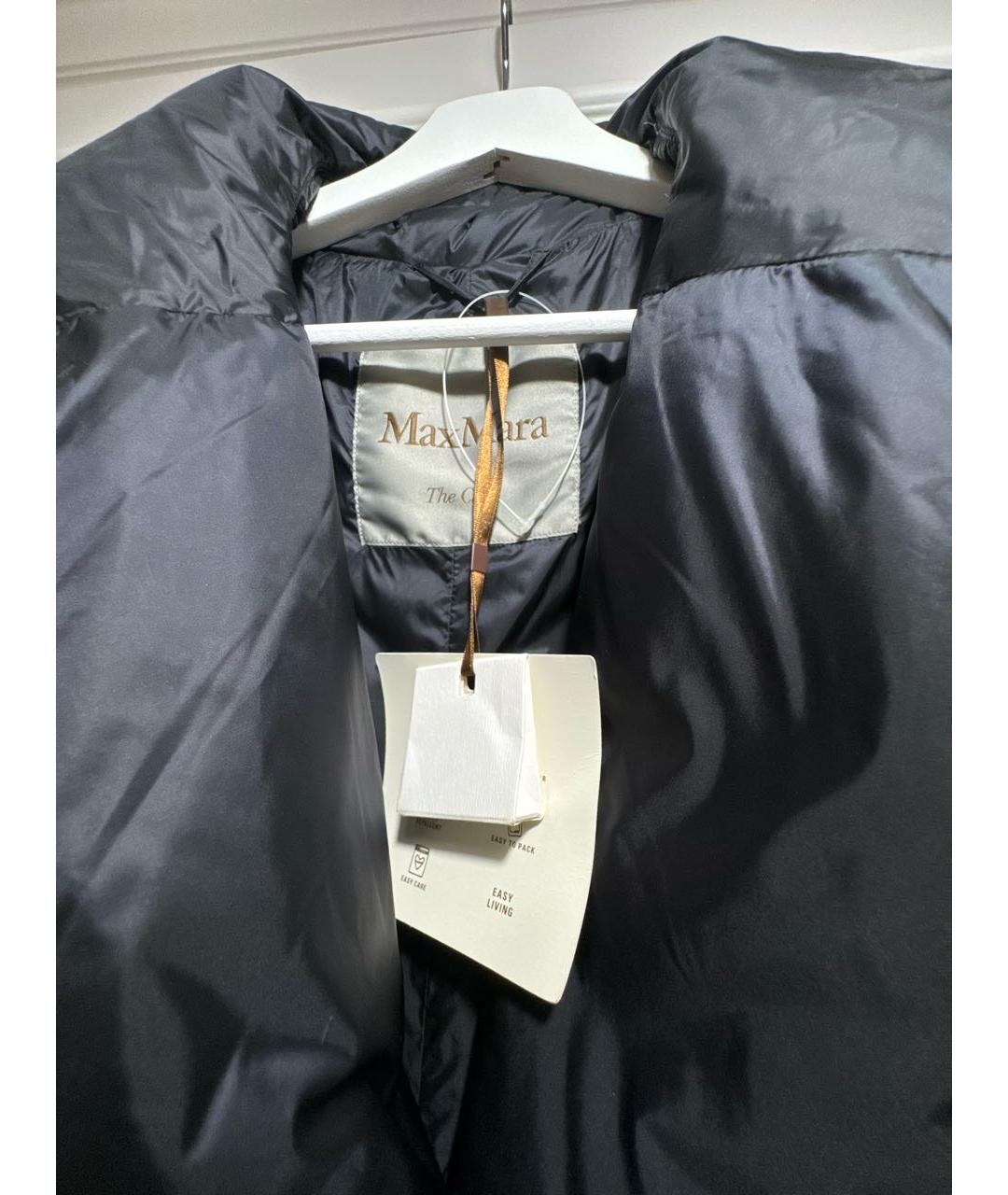 MAX MARA Черный полиамидовый пуховик, фото 4