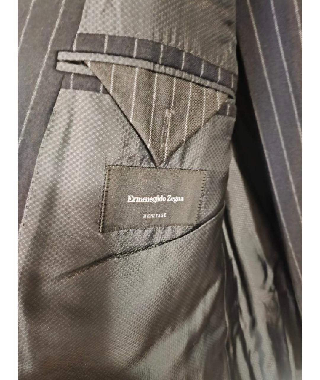 ERMENEGILDO ZEGNA XXX Антрацитовый классический костюм, фото 2