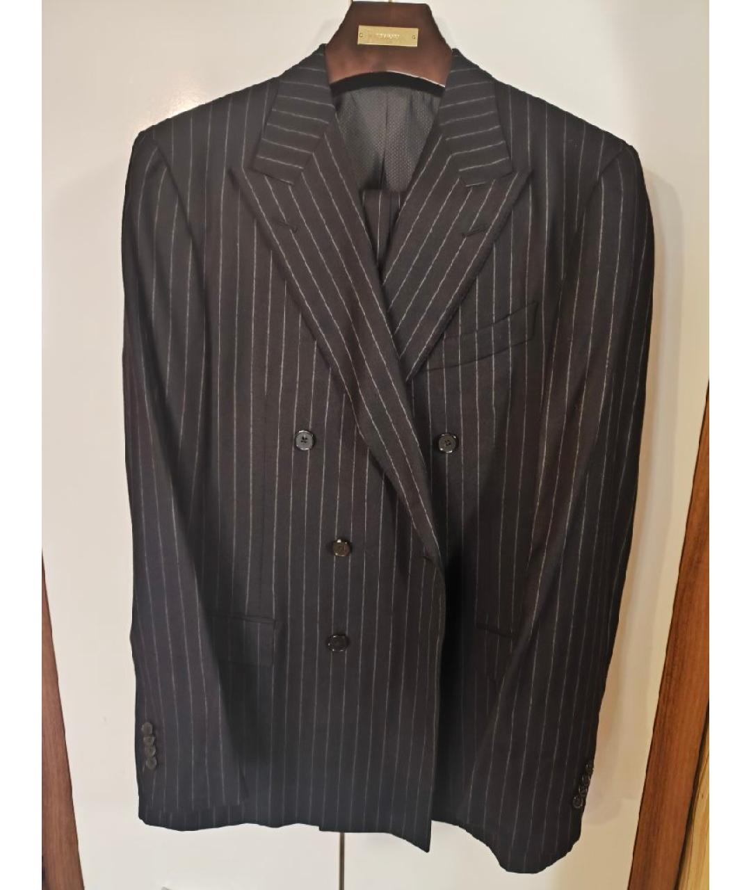 ERMENEGILDO ZEGNA XXX Антрацитовый классический костюм, фото 6