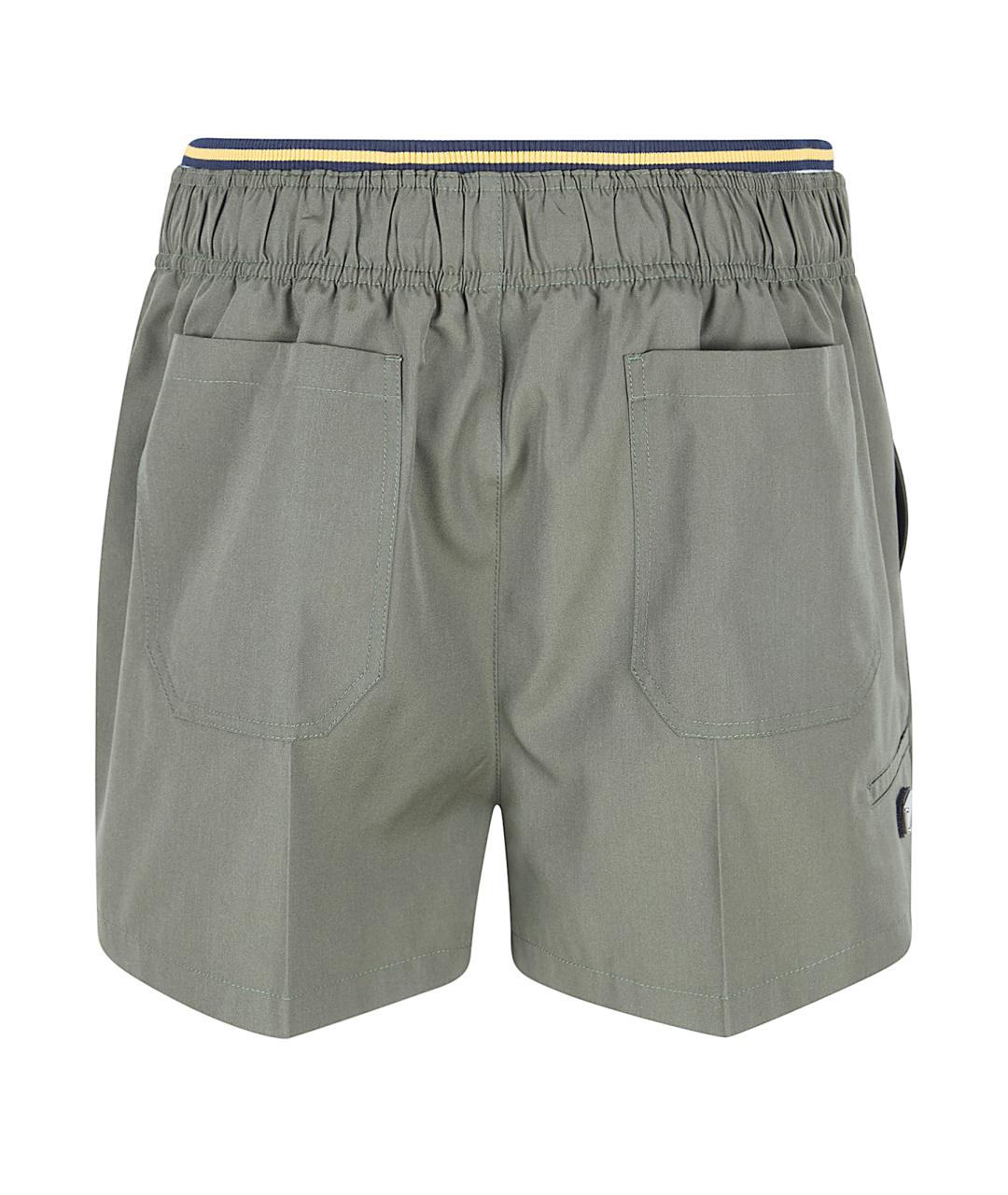 PRADA Зеленые полиэстеровые шорты, фото 2