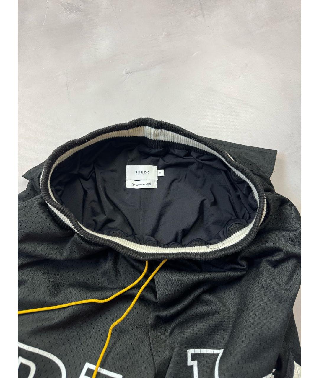 RHUDE Черные шорты, фото 6