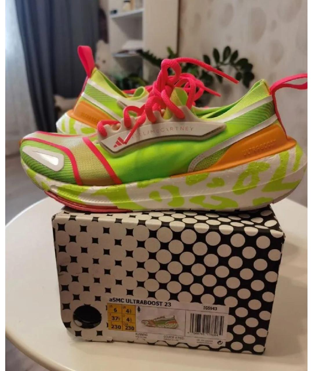 ADIDAS BY STELLA MCCARTNEY Мульти текстильные кроссовки, фото 8