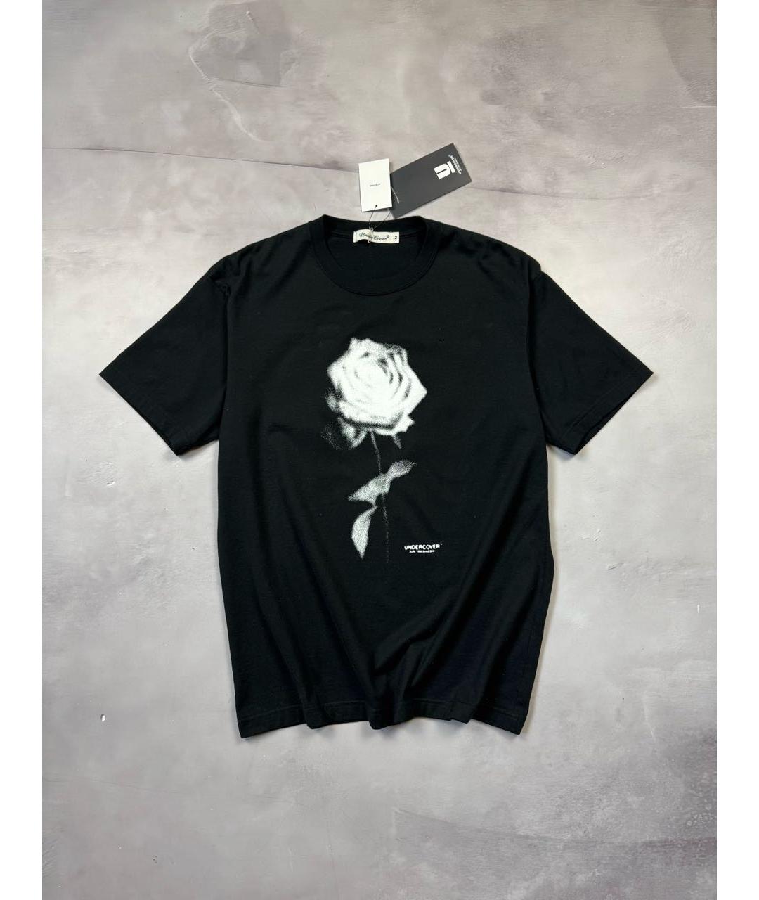 UNDERCOVER Черная хлопковая футболка, фото 9