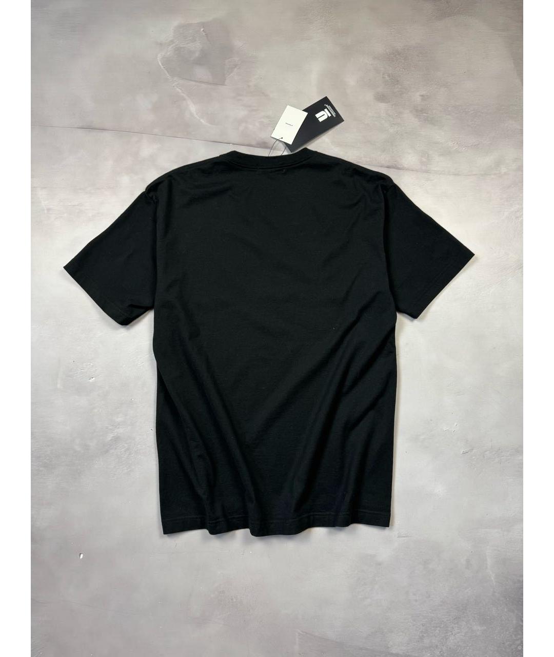 UNDERCOVER Черная хлопковая футболка, фото 3