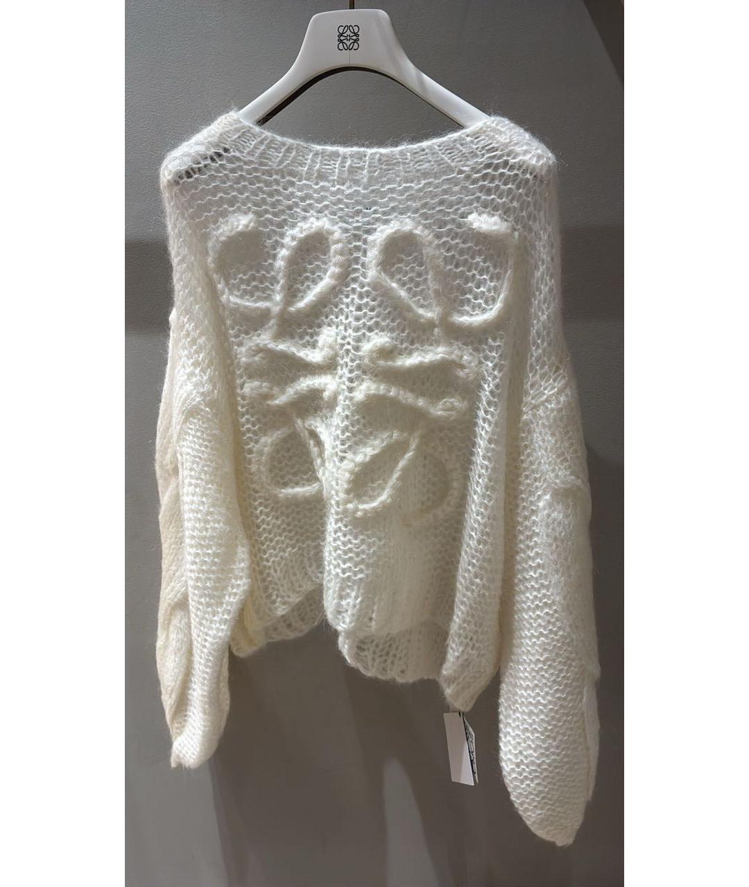 LOEWE Белый шерстяной джемпер / свитер, фото 5