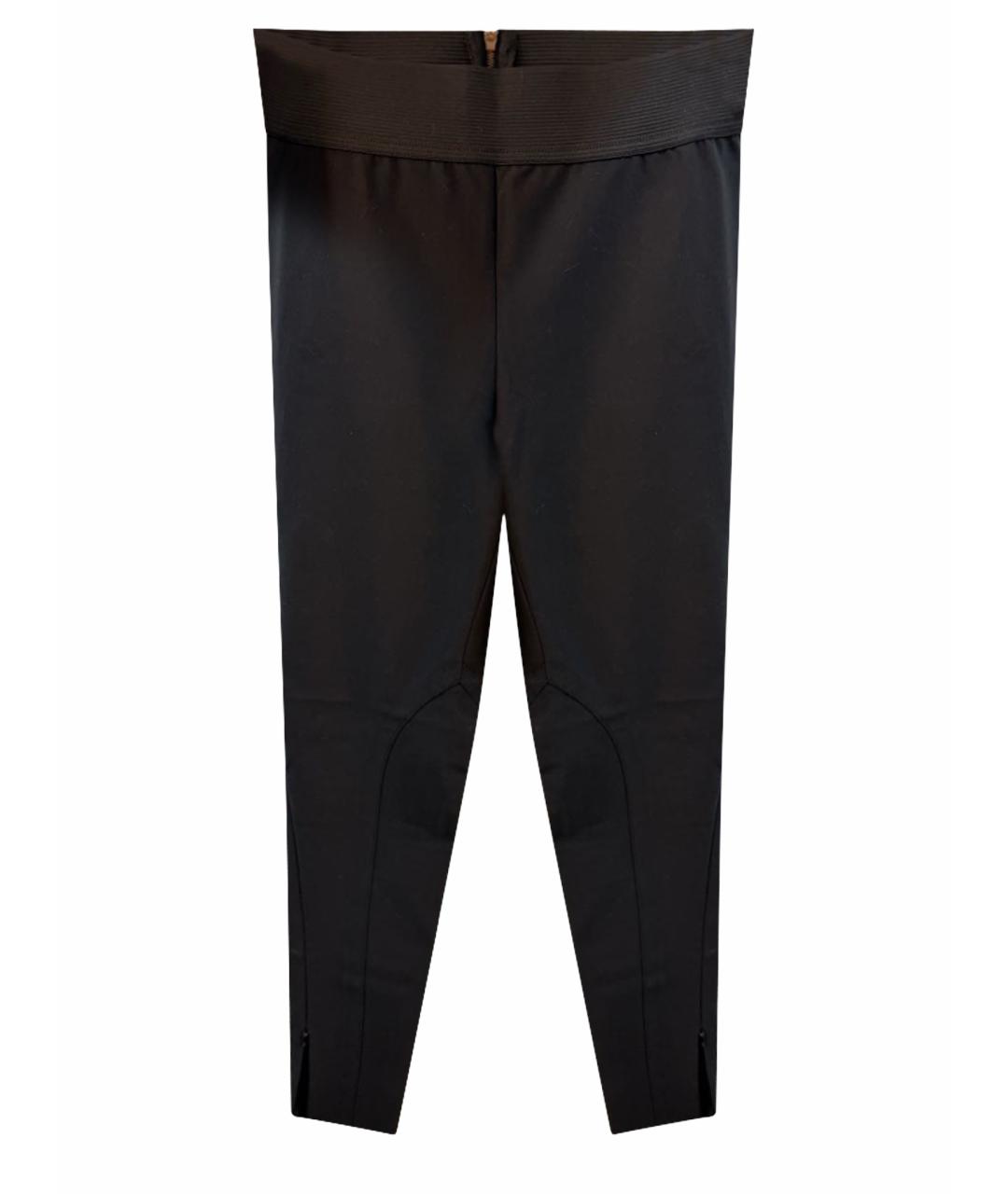 STELLA MCCARTNEY Черные хлопко-эластановые леггинсы и велосипедки, фото 1