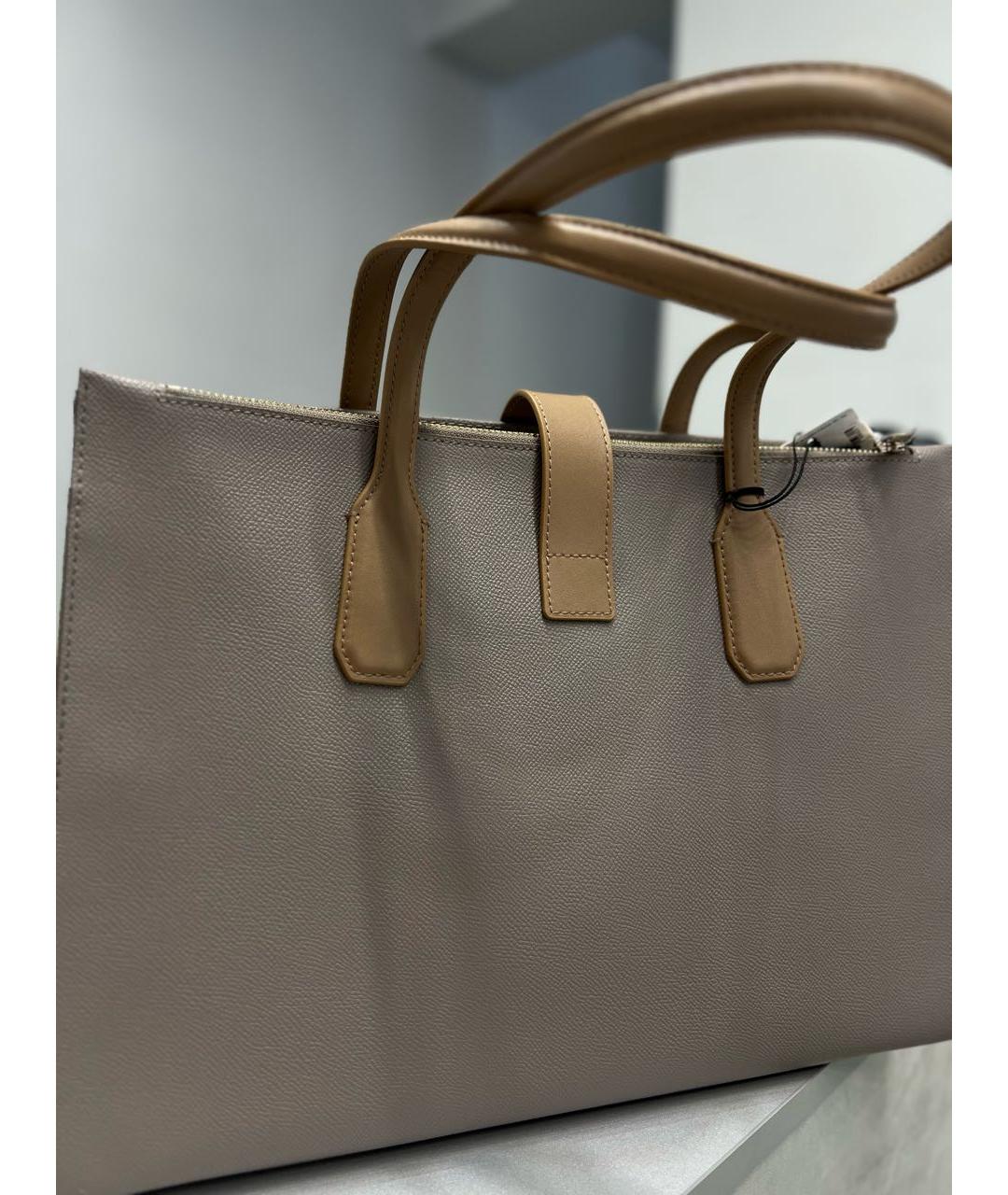 FURLA Бежевая кожаная сумка тоут, фото 3